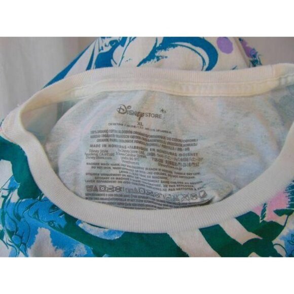 Disney Store Womens Splatter Princess Print Light Sweatshirt Knit Top XL Organic - Picture 7 of 8